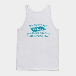 Illicit Affairs Blue Lyrics Tank Top